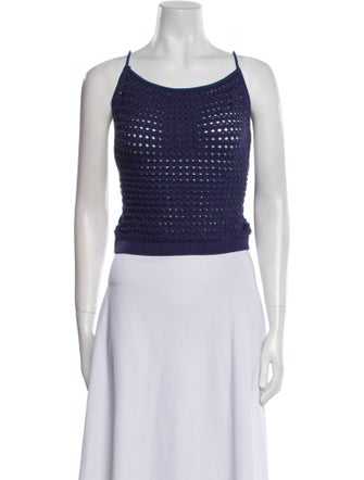 Reformation Scoop Neck Sleeveless Crop Top