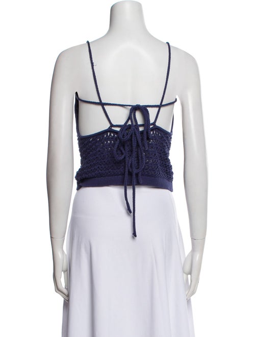 Reformation Scoop Neck Sleeveless Crop Top