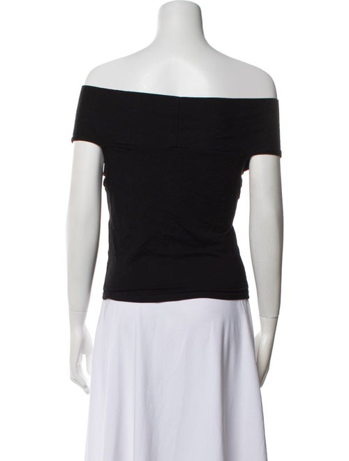 Reformation Off-The-Shoulder Short Sleeve Crop Top