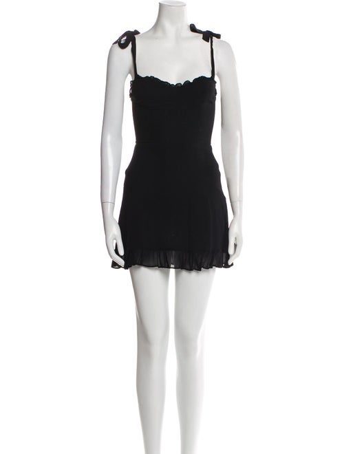 Reformation Square Neckline Mini Dress