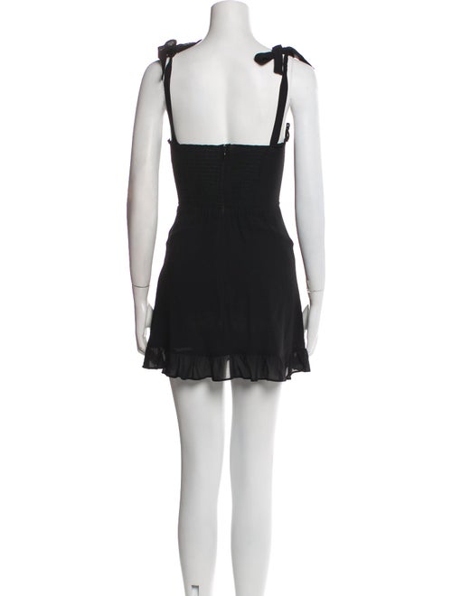 Reformation Square Neckline Mini Dress