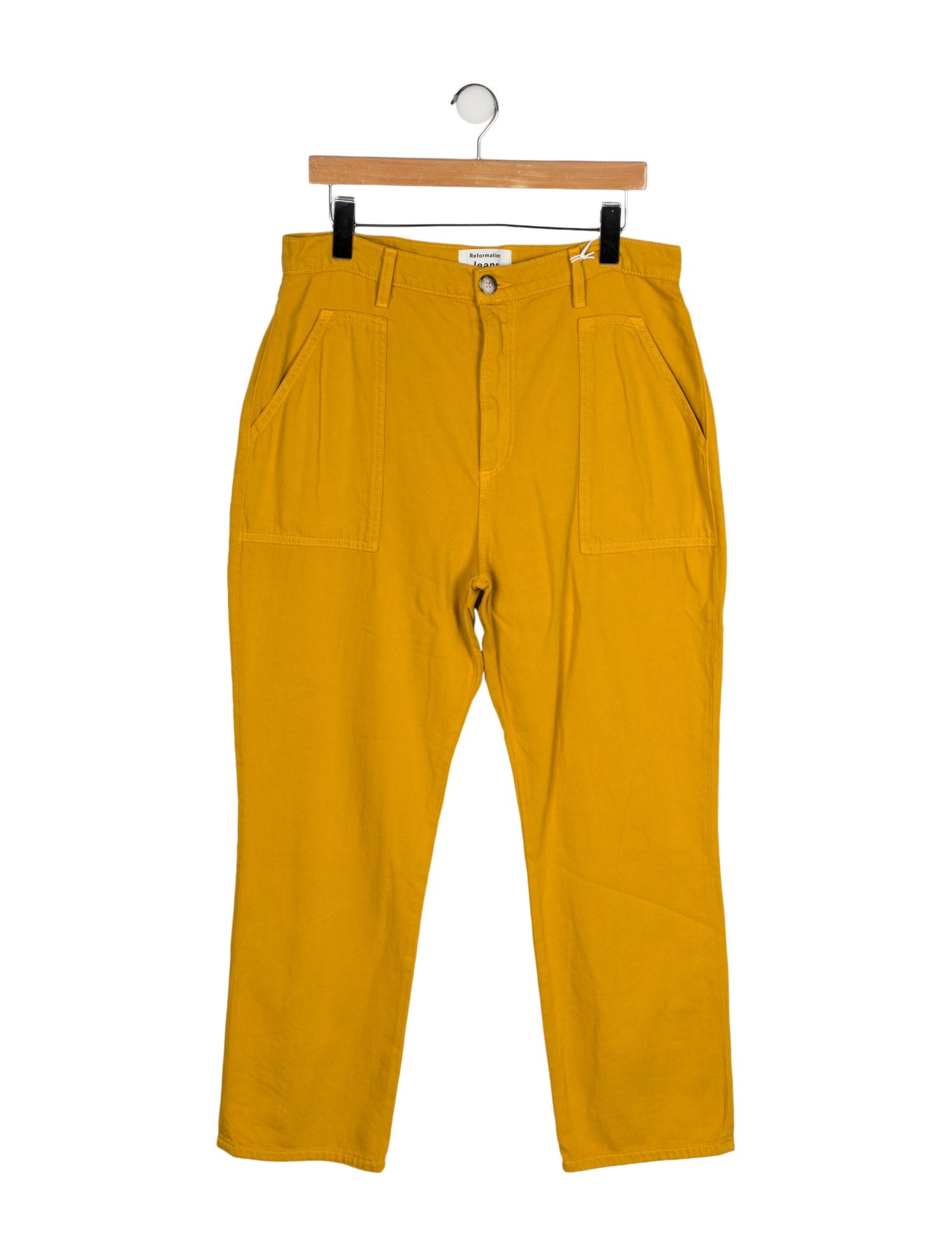 Reformation High-Rise Straight Leg Jeans