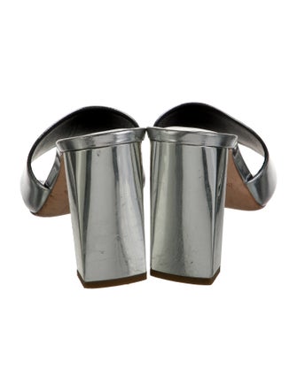 Reformation Patent Leather Slides