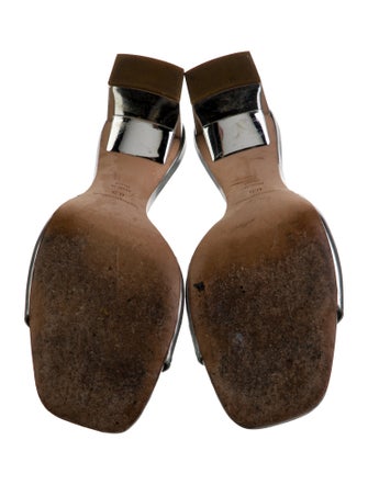 Reformation Patent Leather Slides