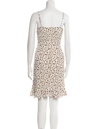 Reformation Animal Print Mini Dress