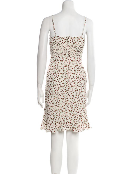 Reformation Animal Print Mini Dress