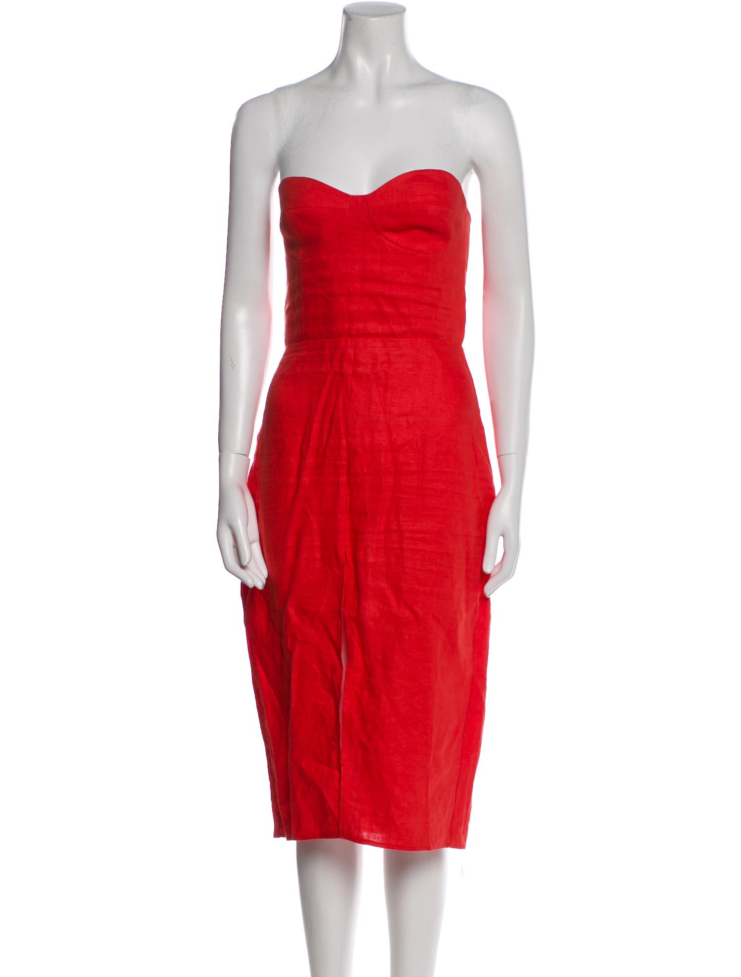 Reformation Linen Knee-Length Dress