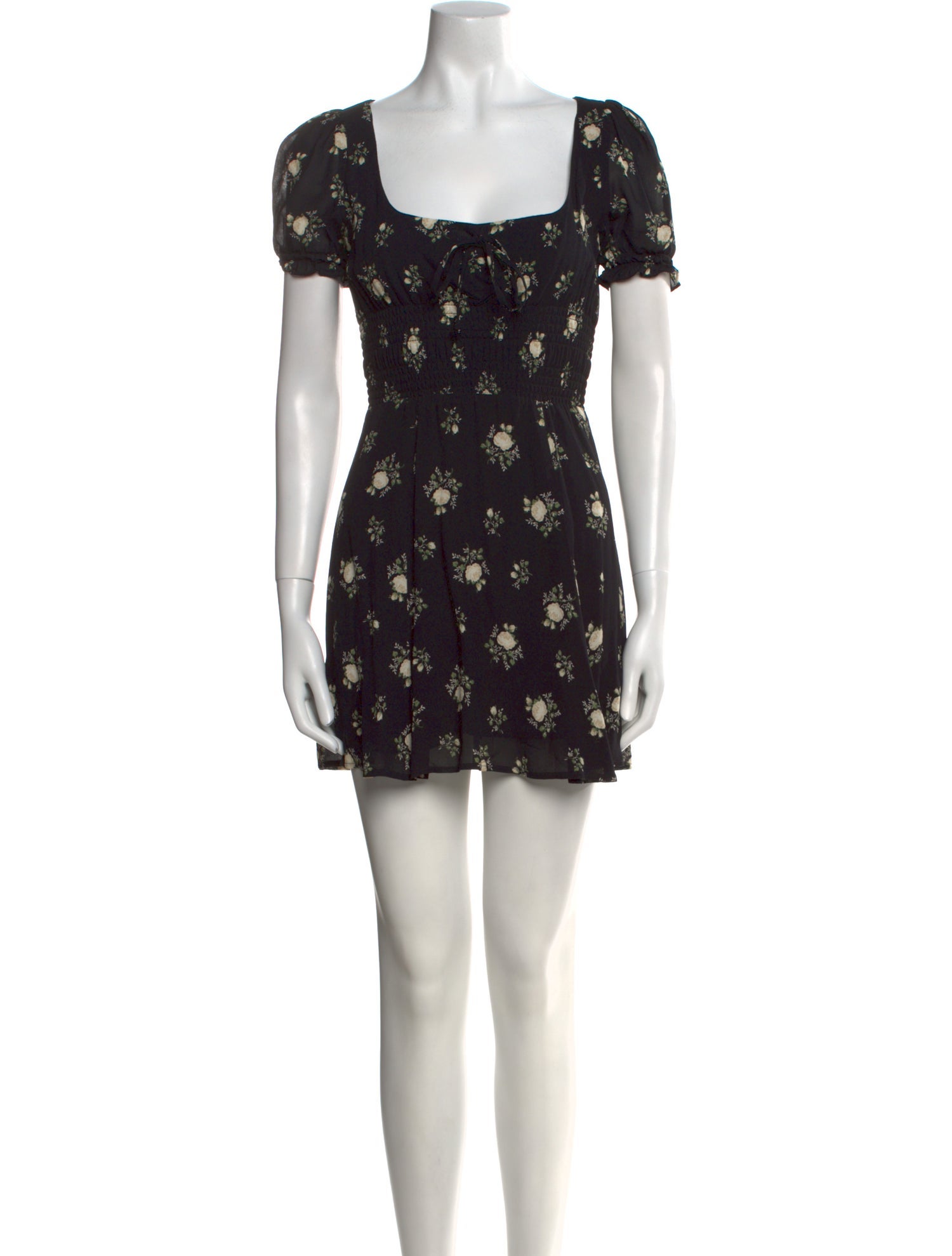 Reformation Floral Print Mini Dress