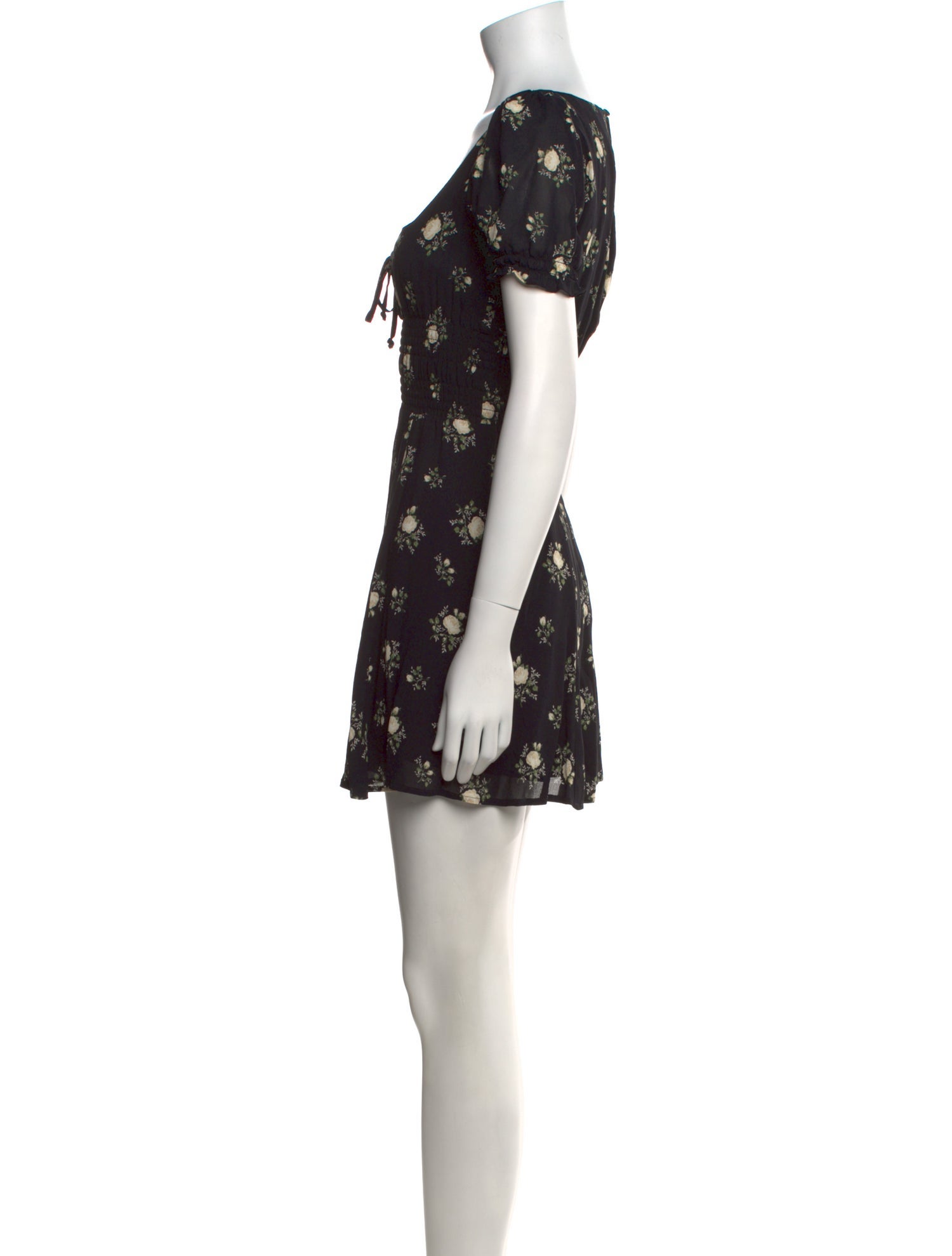 Reformation Floral Print Mini Dress