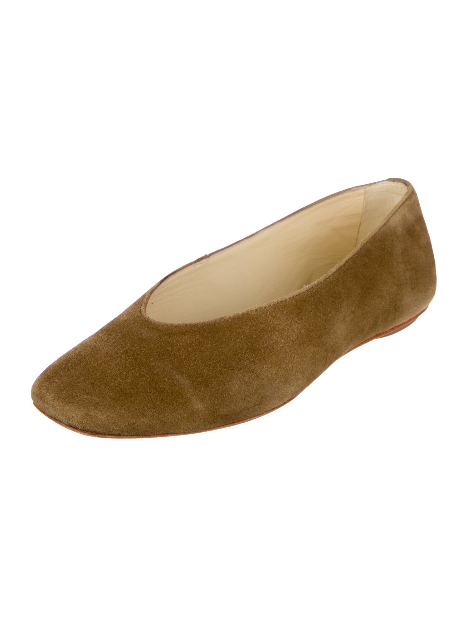 Reformation Suede Ballet Flats
