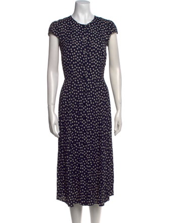 Reformation Printed Midi Length Dress