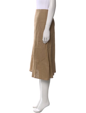 Reformation Linen Midi Length Skirt