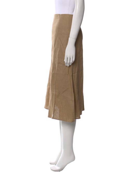 Reformation Linen Midi Length Skirt