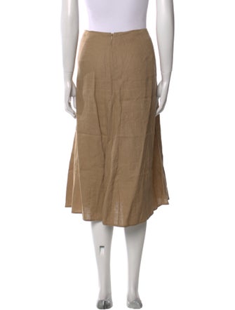 Reformation Linen Midi Length Skirt