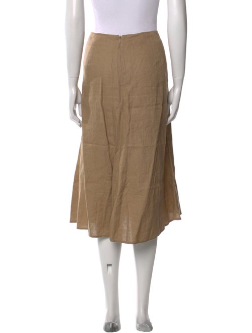 Reformation Linen Midi Length Skirt