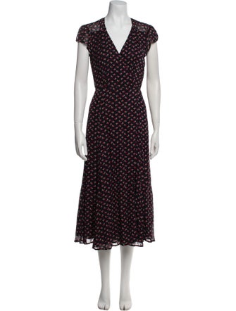 Reformation Floral Print Long Dress