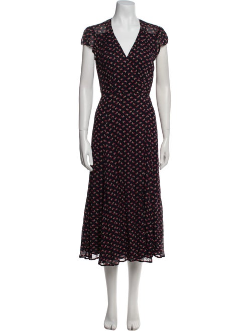 Reformation Floral Print Long Dress