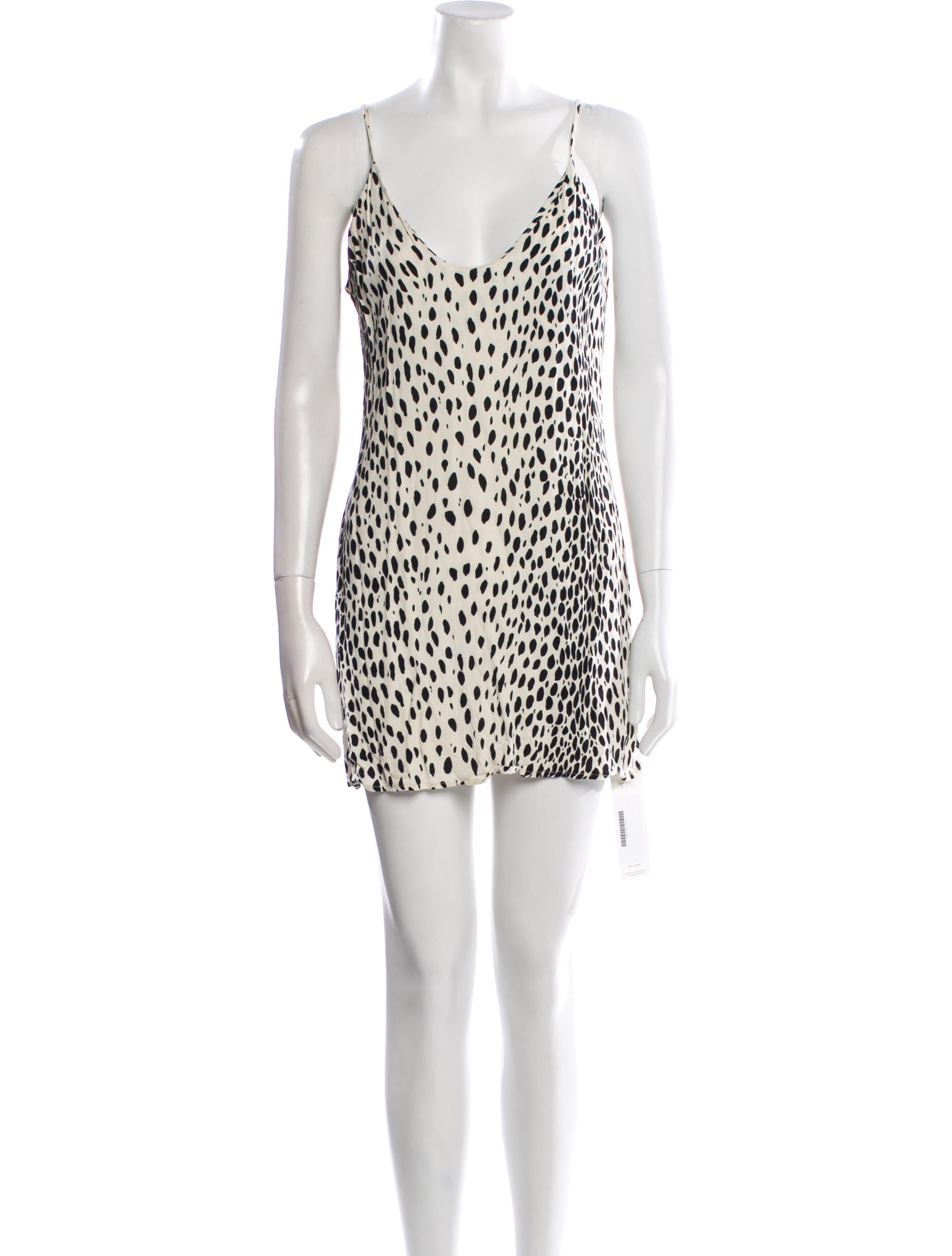 Reformation Animal Print Mini Dress
