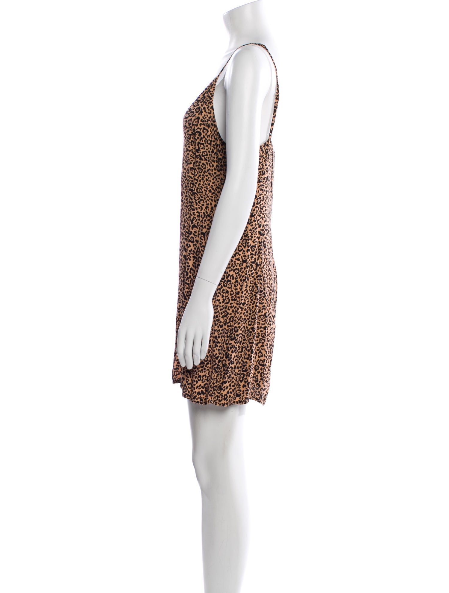 Reformation Animal Print Mini Dress
