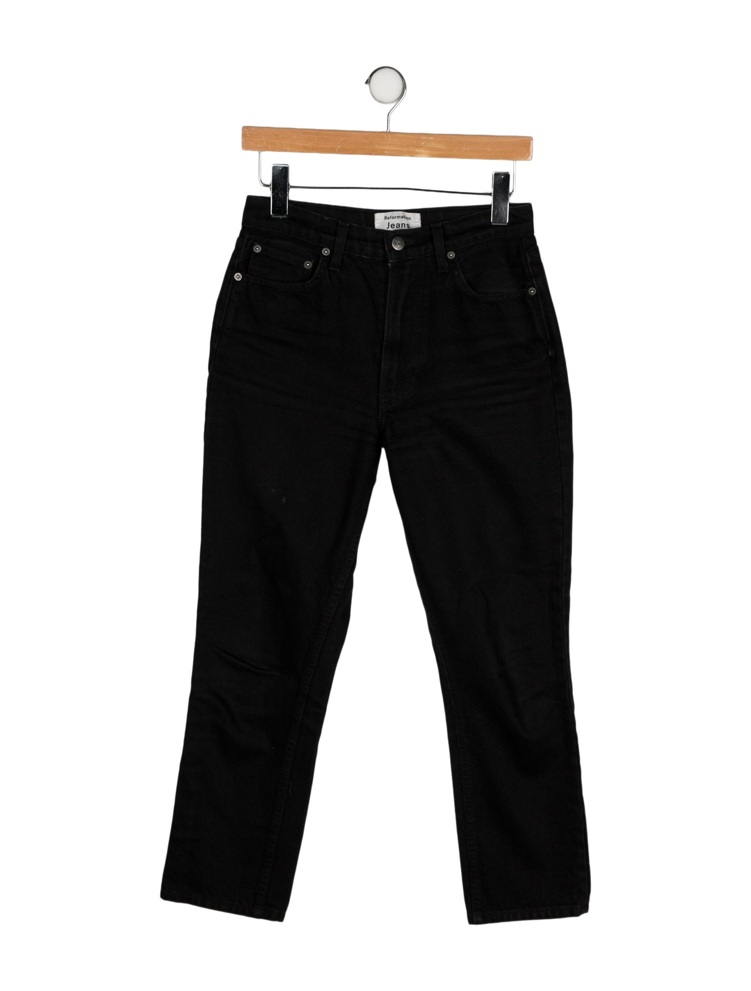 Reformation Mid-Rise Straight Leg Jeans