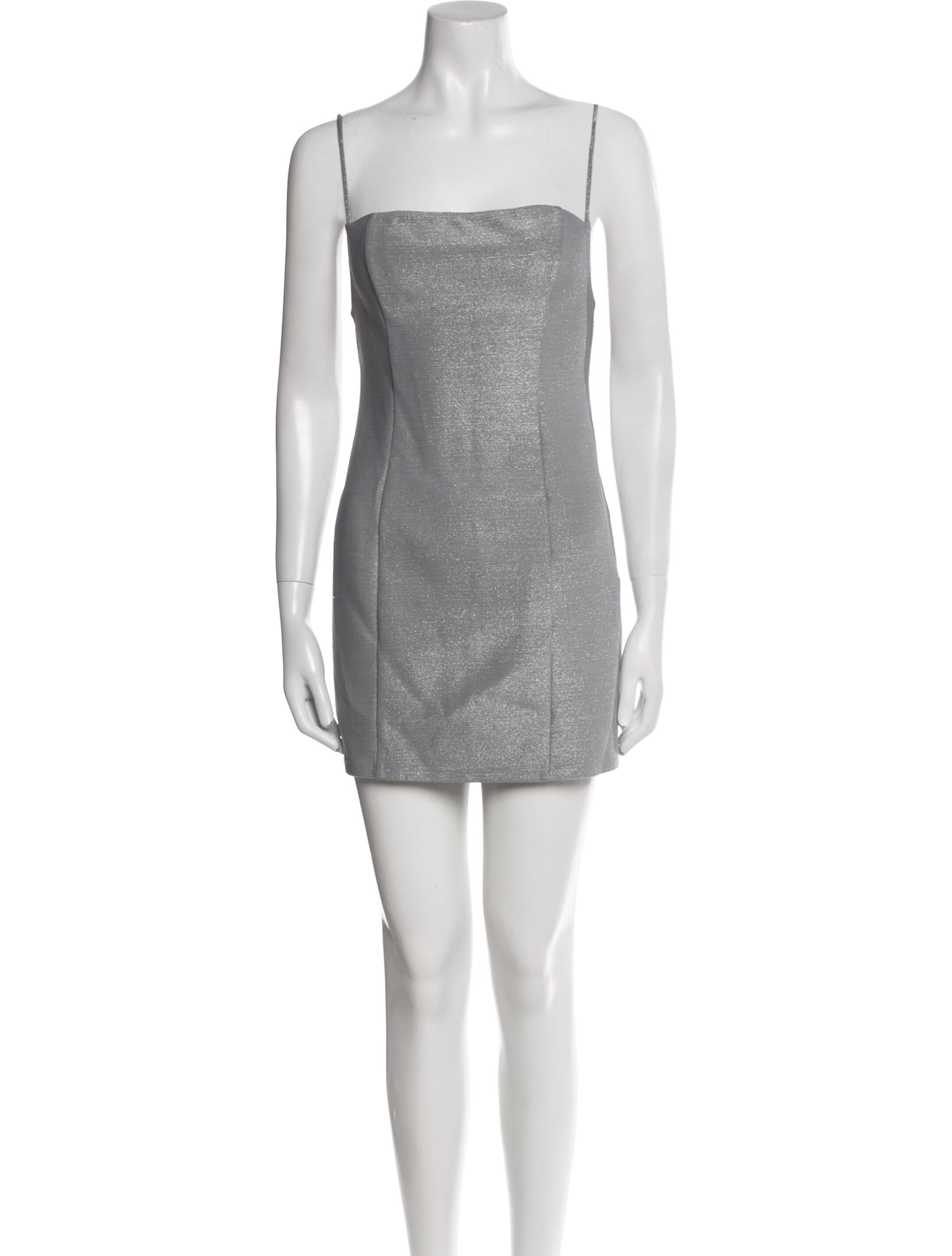 Reformation Square Neckline Mini Dress