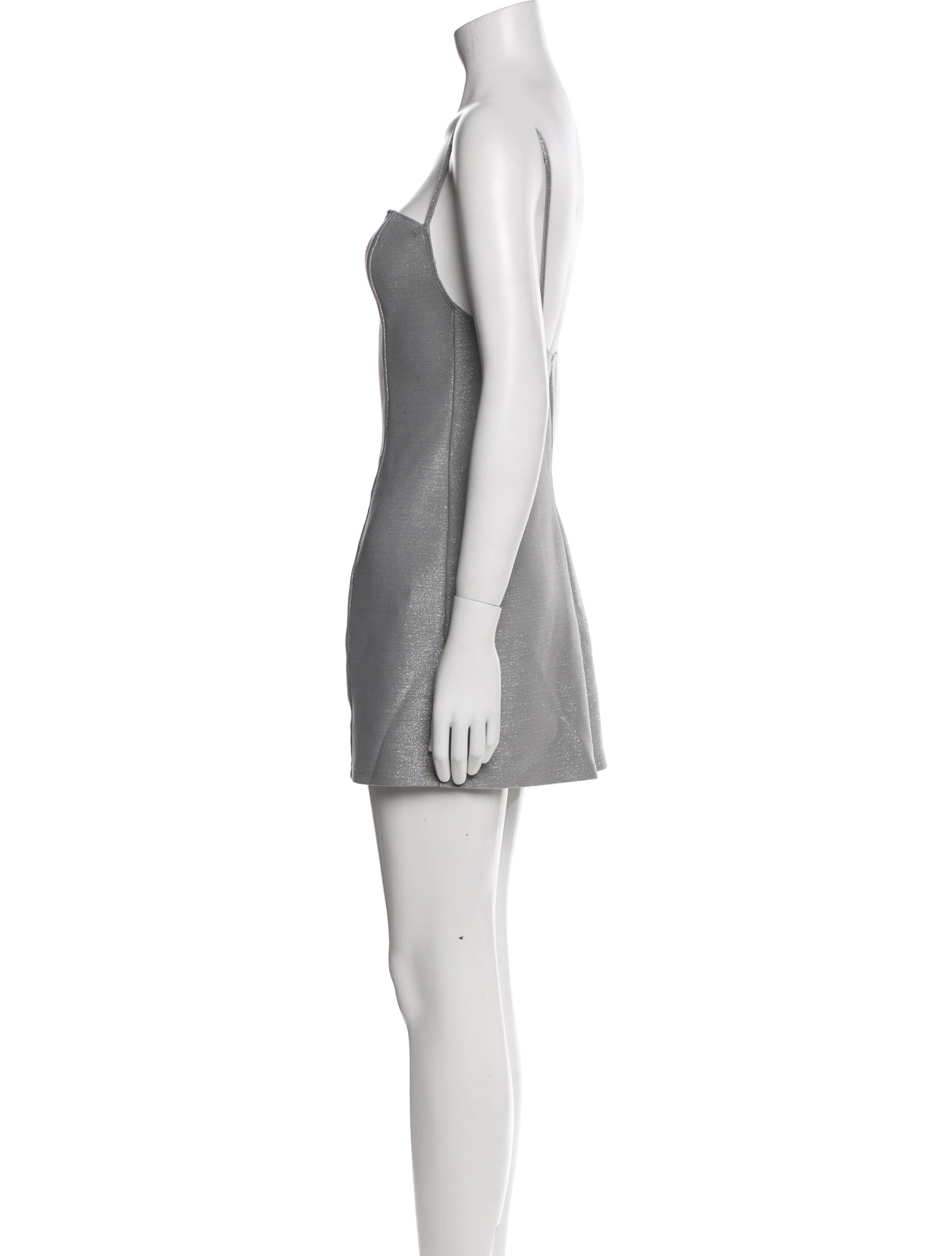 Reformation Square Neckline Mini Dress