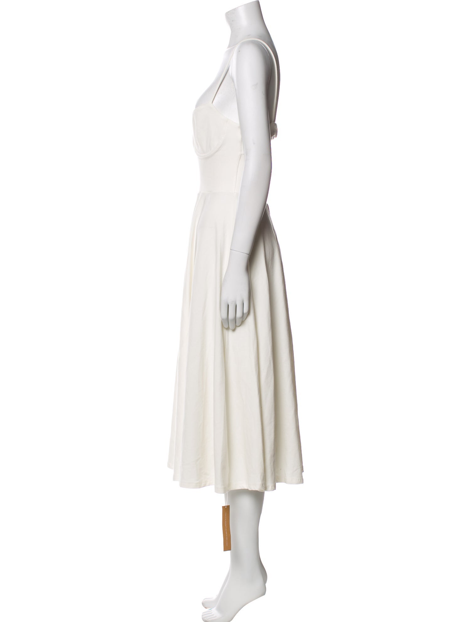 Reformation Square Neckline Midi Length Dress w/ Tags