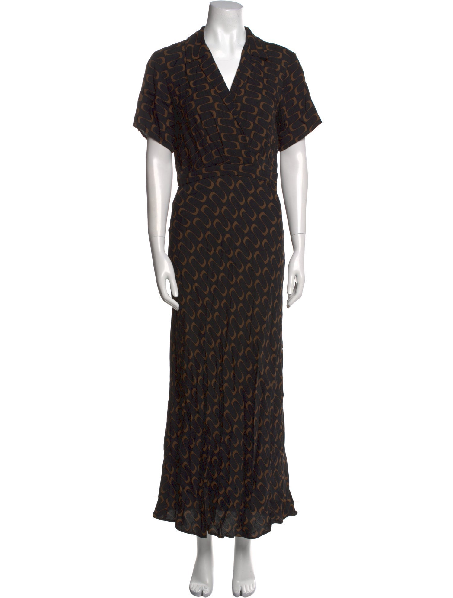 Reformation Printed Long Dress