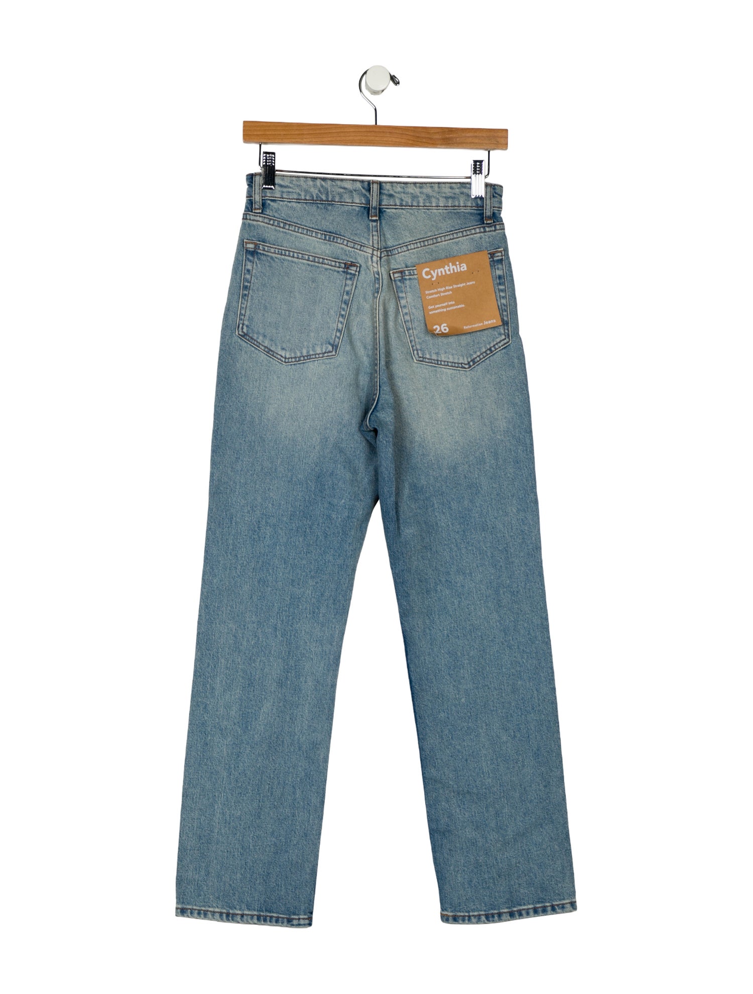 Reformation High-Rise Straight Leg Jeans w/ Tags