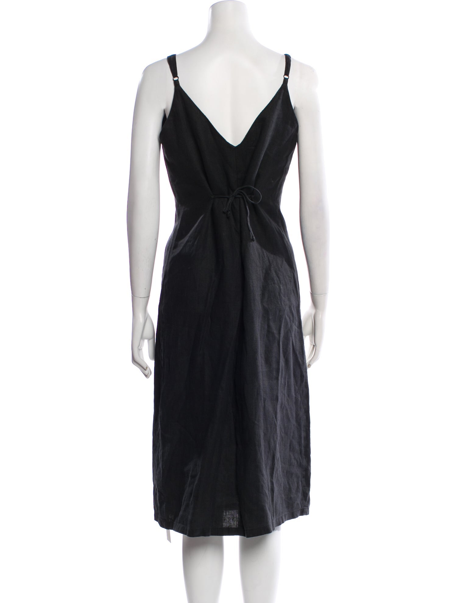 Reformation V-Neck Midi Length Dress