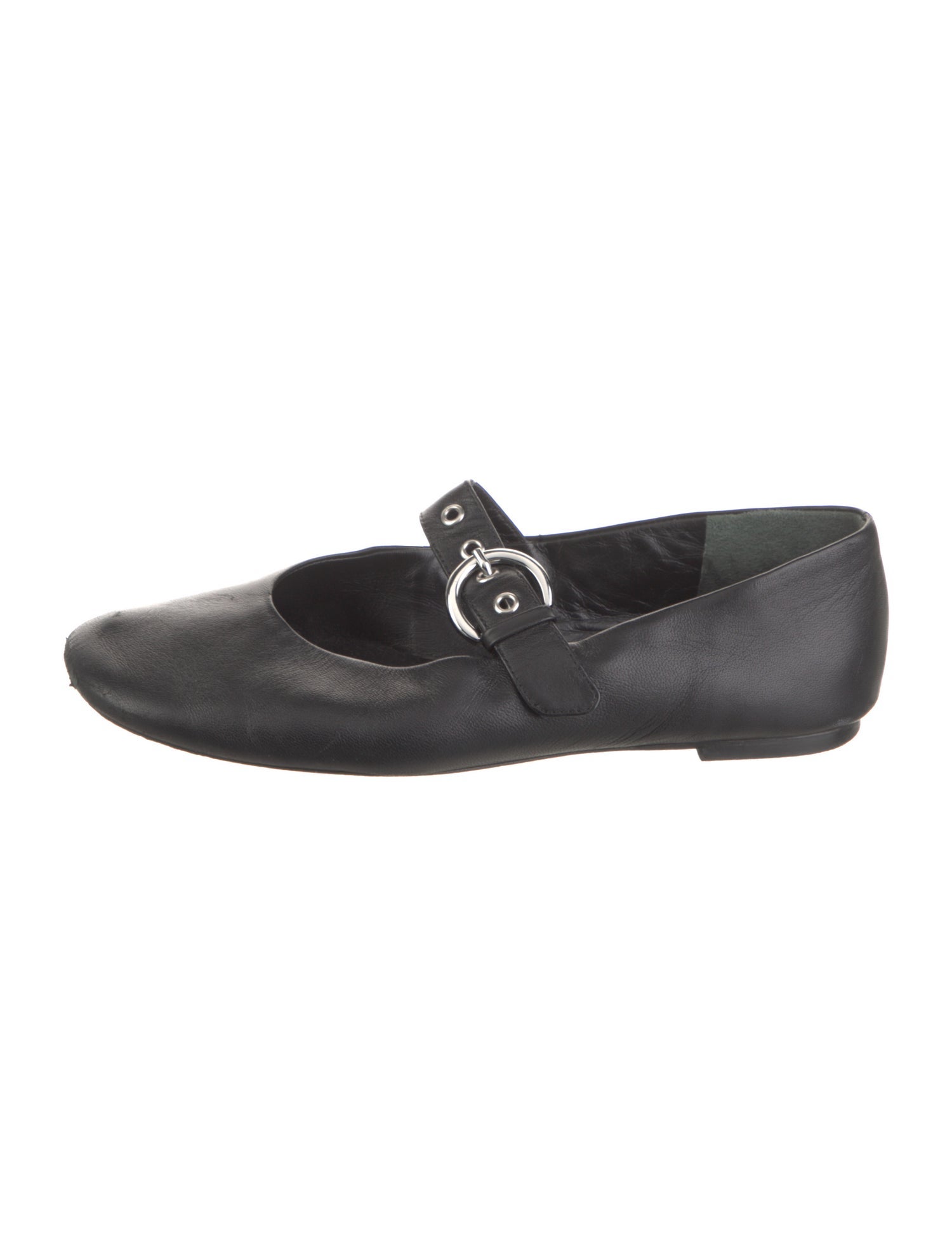 Reformation Leather Mary Jane Flats