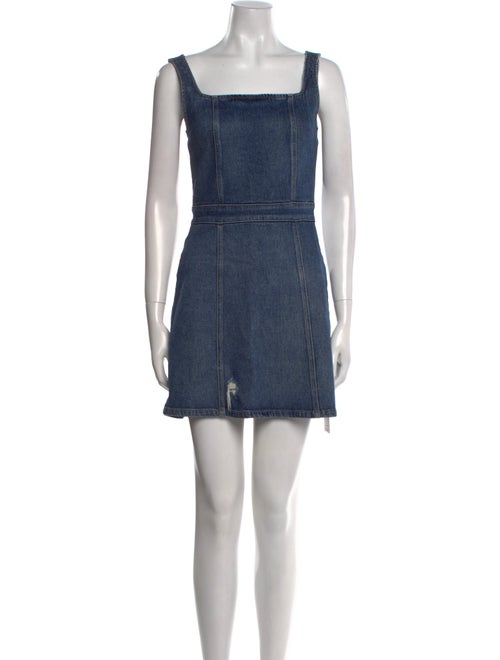 Reformation Square Neckline Mini Dress