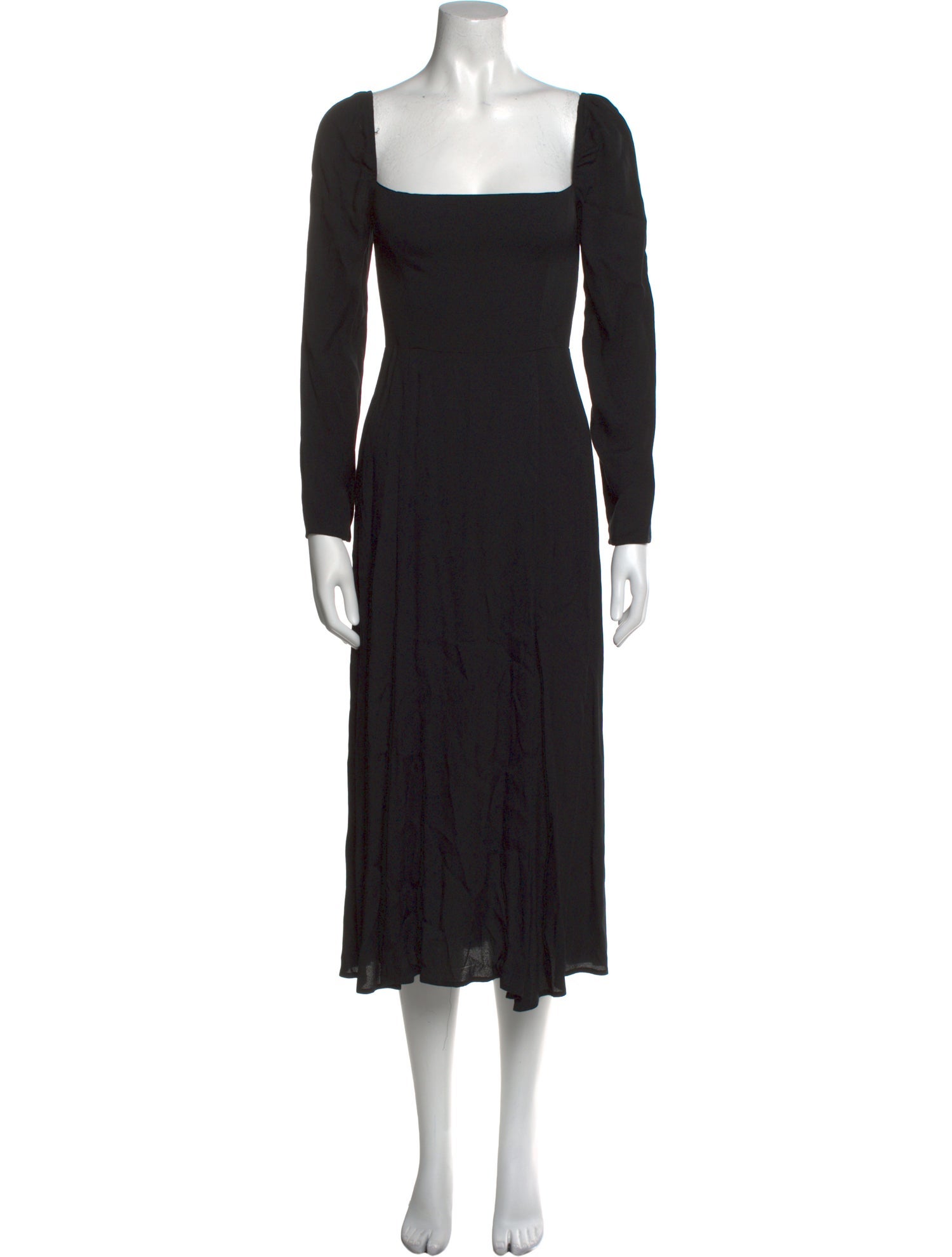 Reformation Square Neckline Long Dress