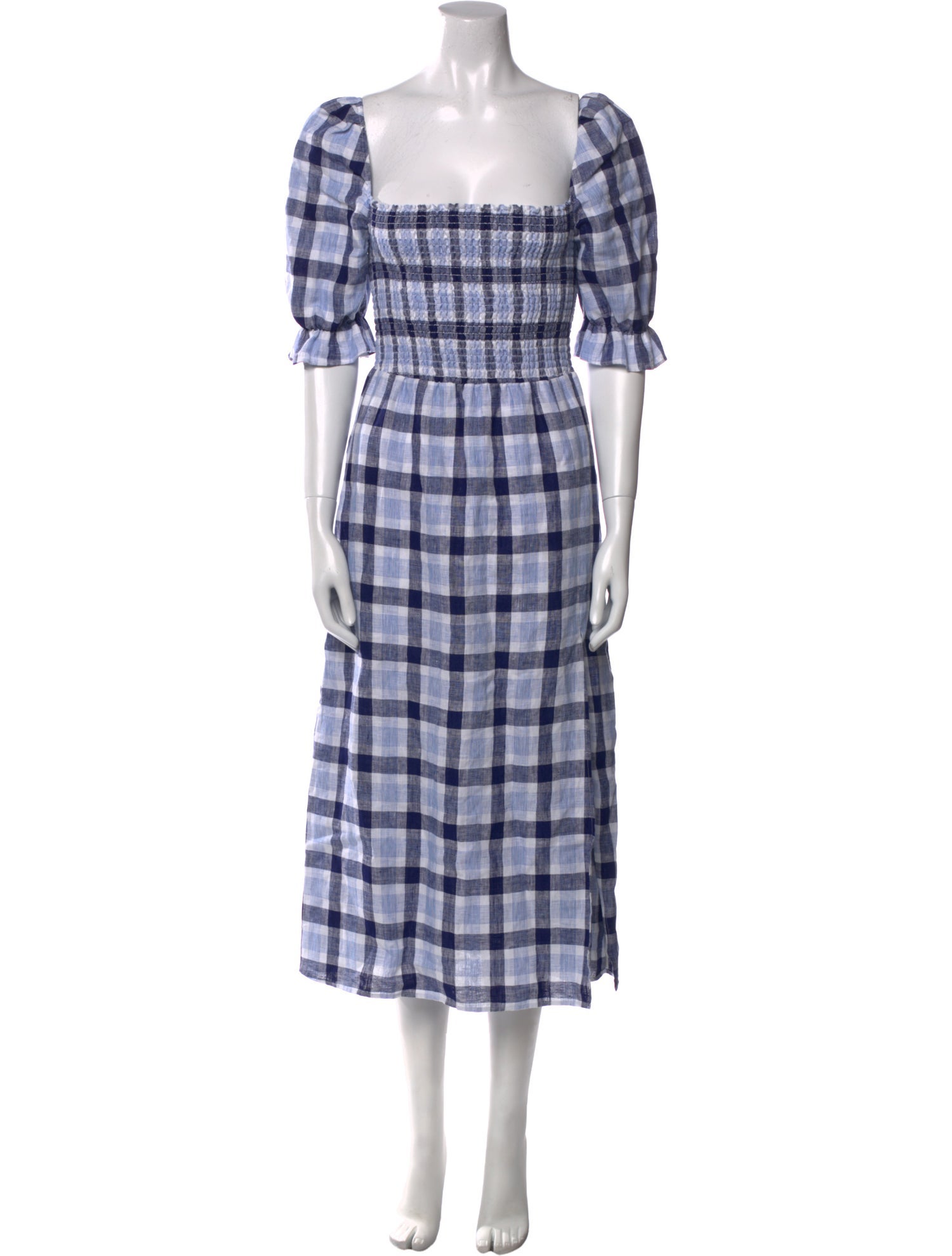 Reformation Linen Midi Length Dress