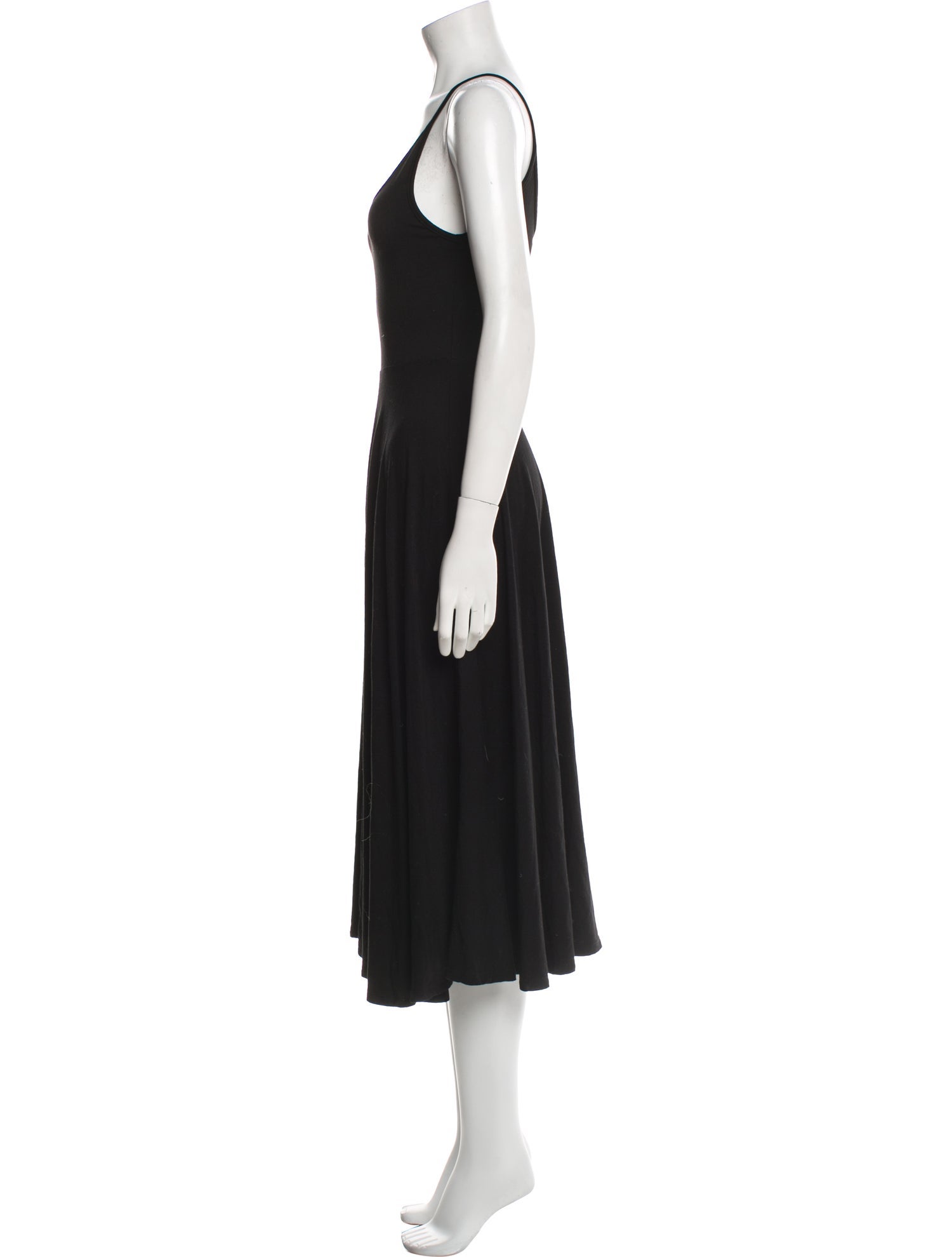 Reformation Scoop Neck Midi Length Dress