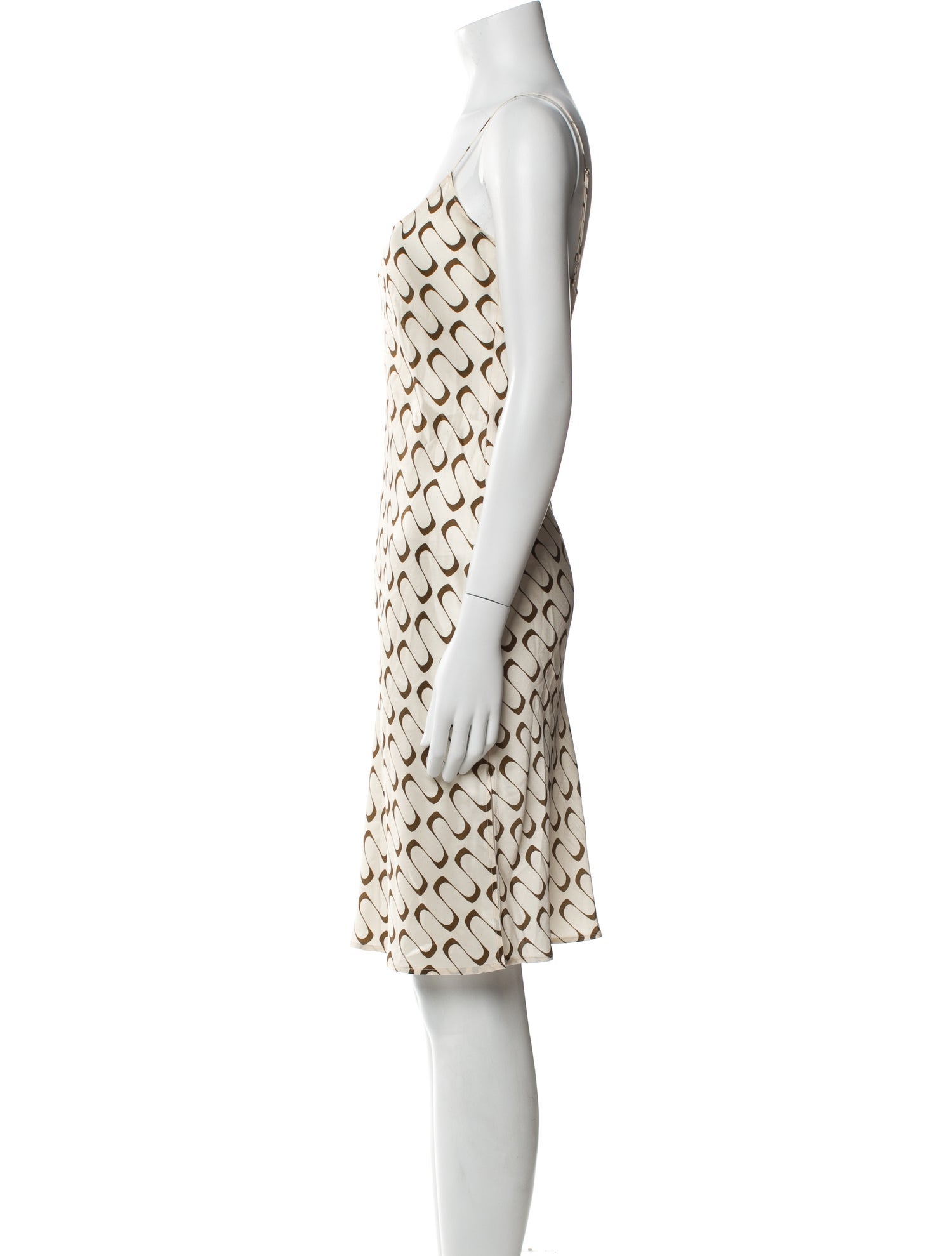 Reformation Silk Knee-Length Dress