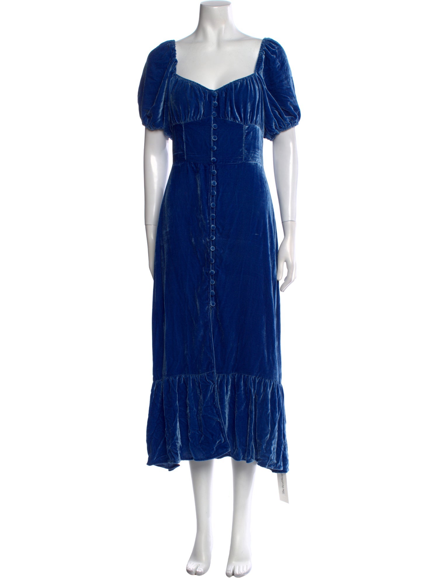 Reformation Linen Midi Length Dress