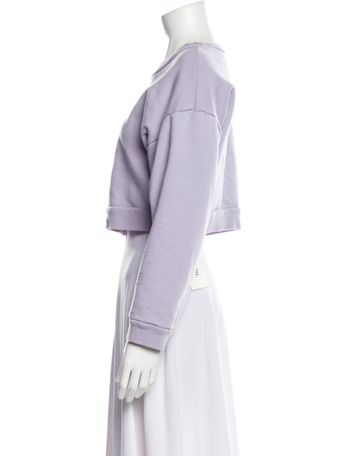 Reformation Bateau Neckline Long Sleeve Crop Top