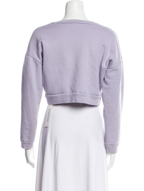 Reformation Bateau Neckline Long Sleeve Crop Top