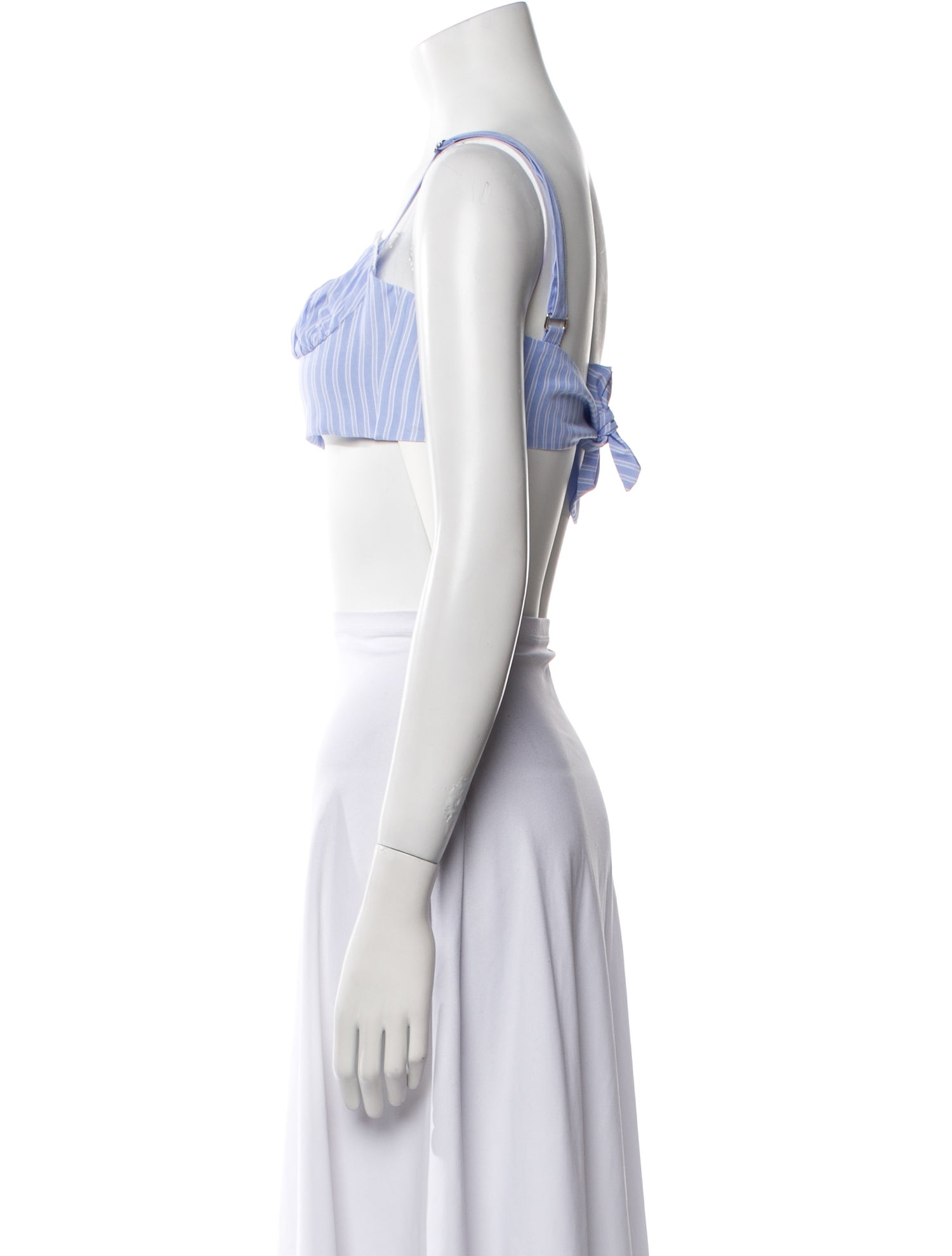 Reformation Square Neckline Sleeveless Crop Top