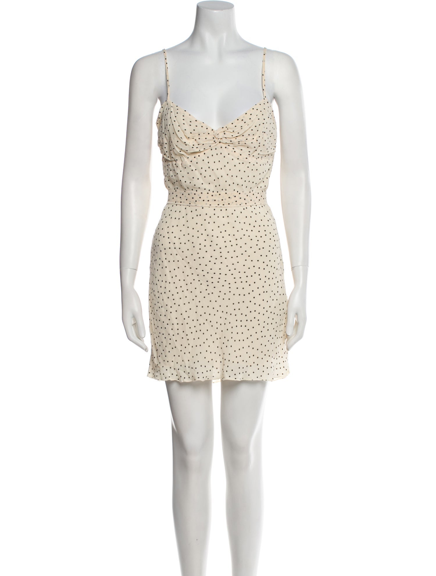 Reformation Polka Dot Print Mini Dress