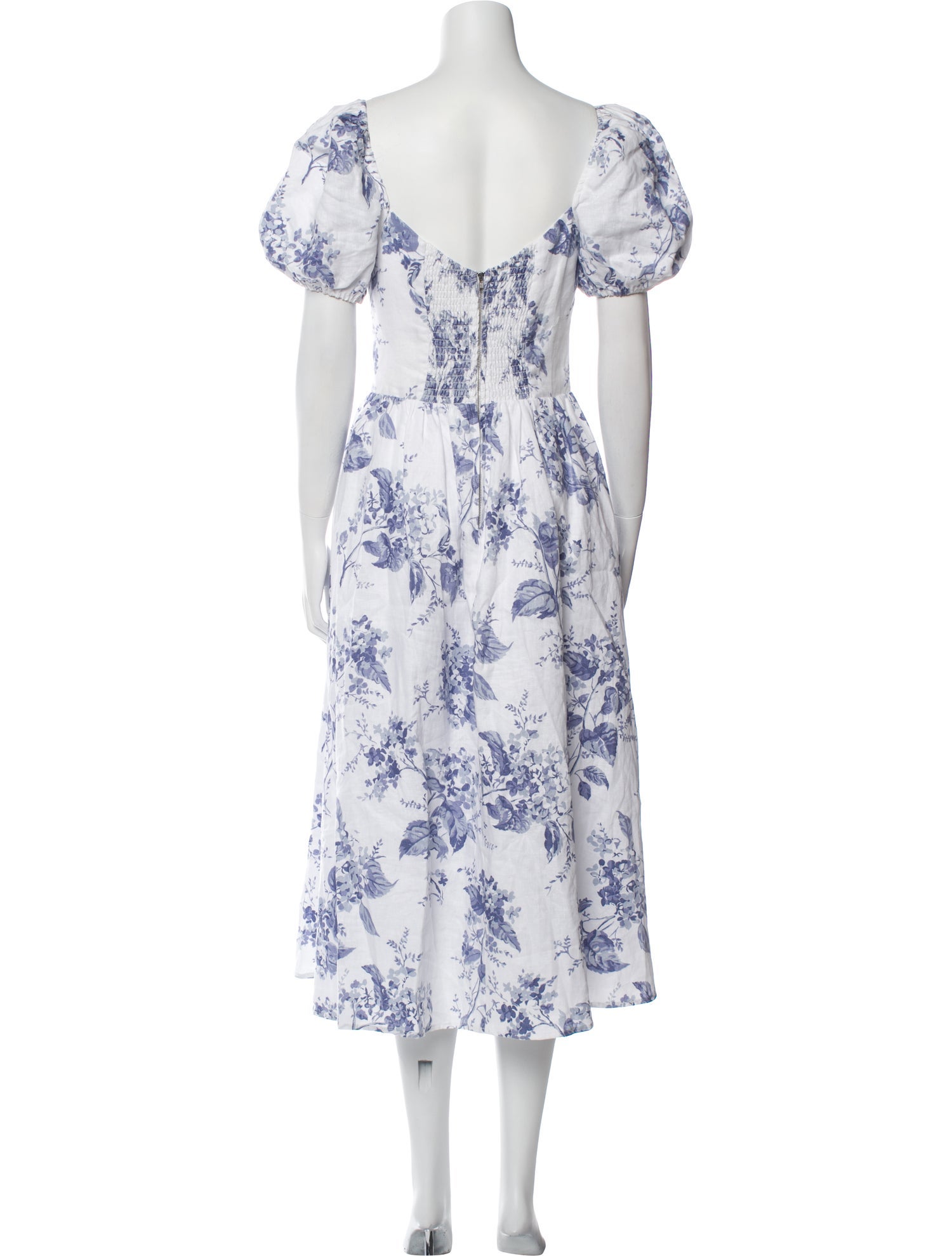 Reformation Linen Midi Length Dress