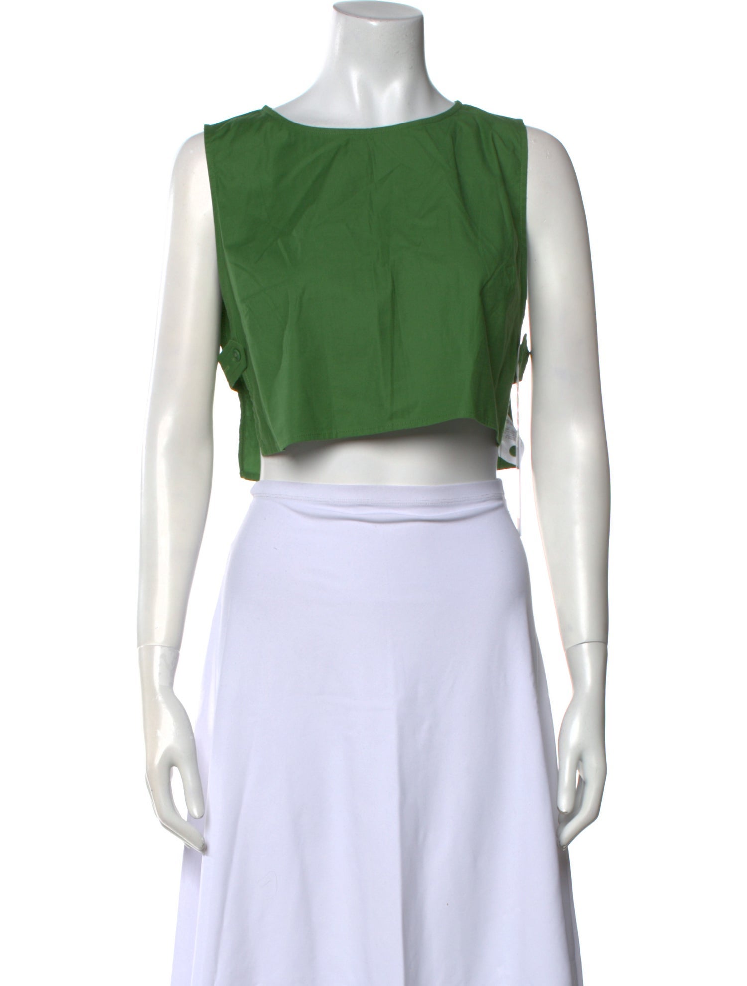 Reformation Bateau Neckline Sleeveless Crop Top w/ Tags