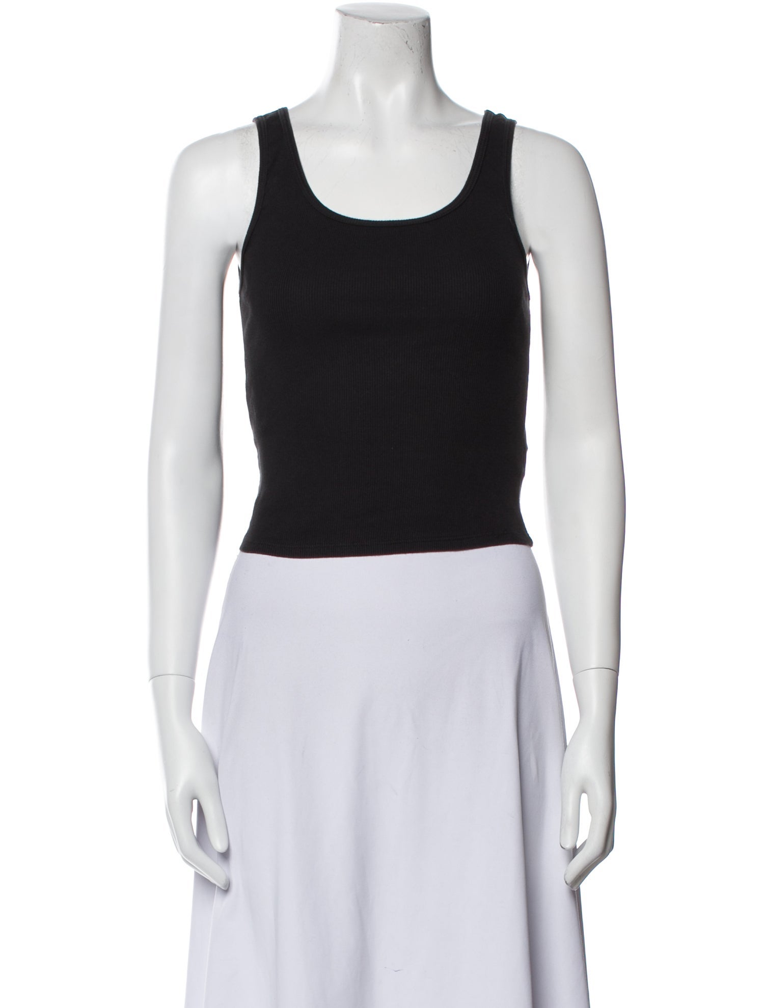 Reformation Scoop Neck Sleeveless Crop Top