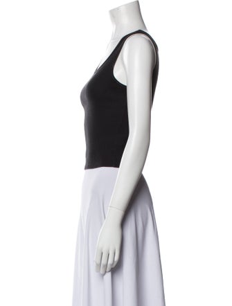 Reformation Scoop Neck Sleeveless Crop Top