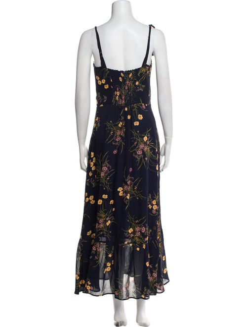 Reformation Floral Print Long Dress
