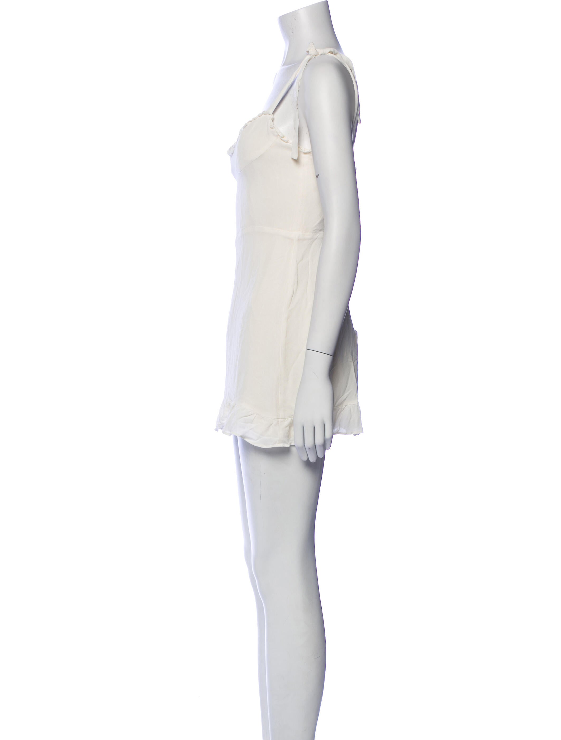 Reformation Cowl Neck Mini Dress