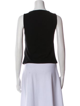 Reformation V-Neck Sleeveless Crop Top