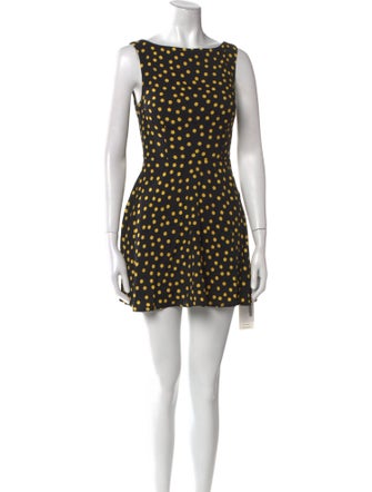 Reformation Polka Dot Print Mini Dress