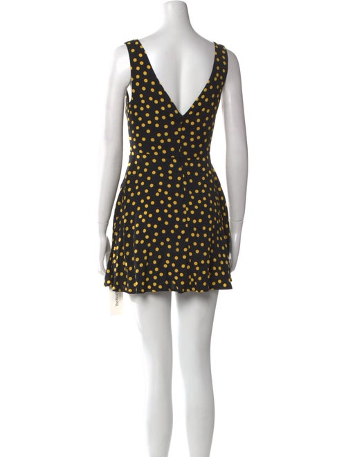 Reformation Polka Dot Print Mini Dress